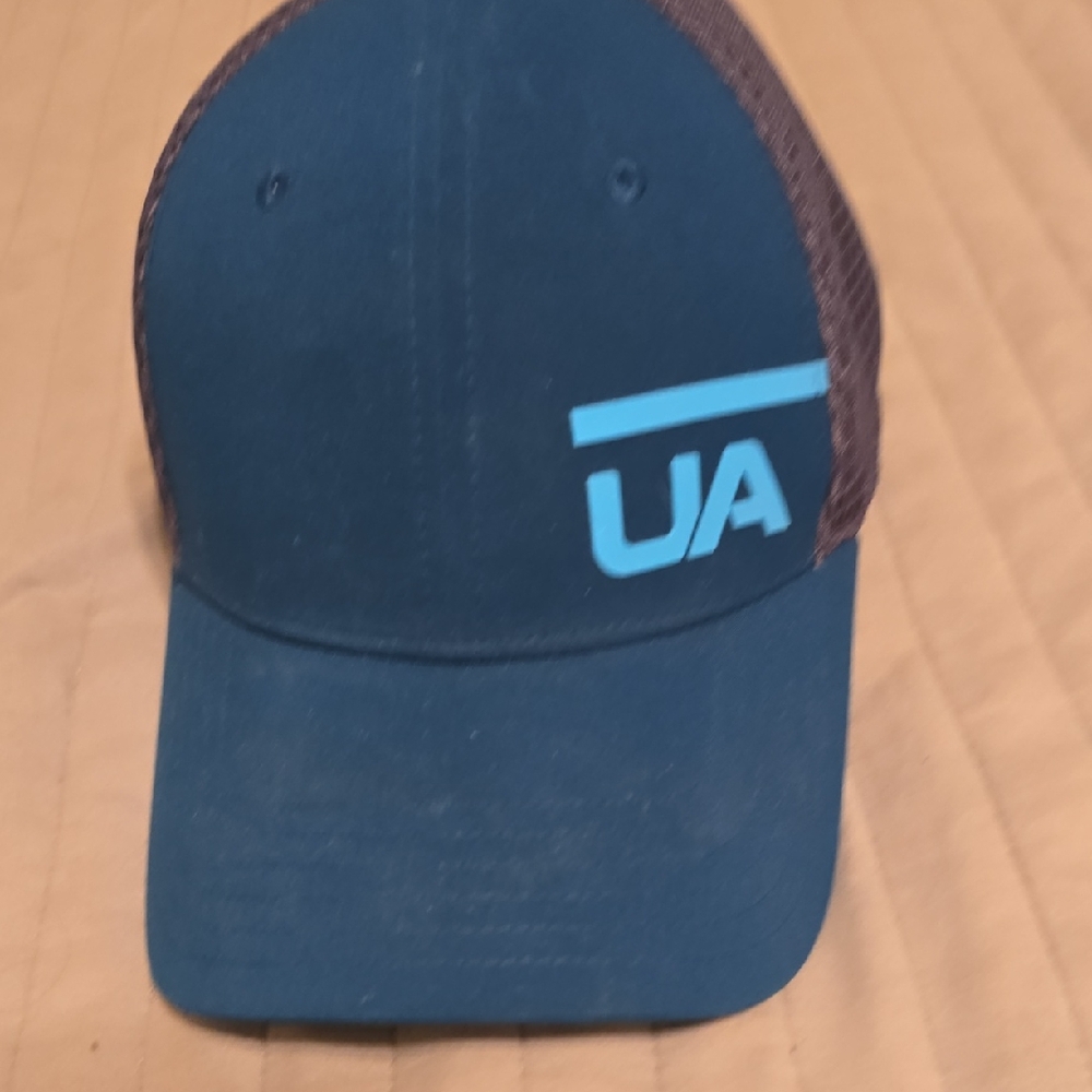 Under Armour Blue and Brown Cap